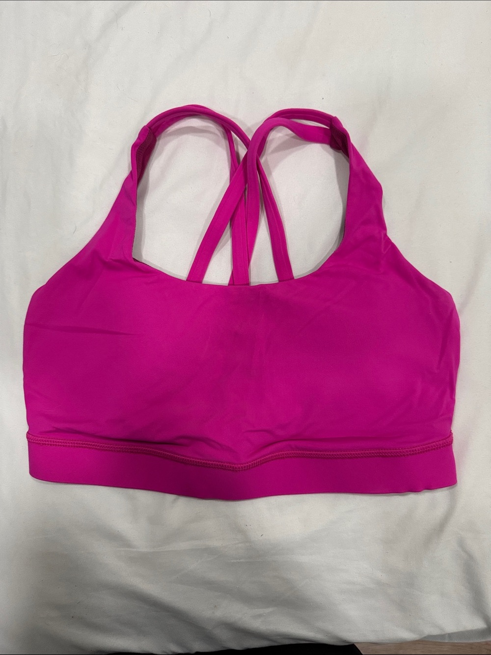 Lululemon hot pink energy sports bra